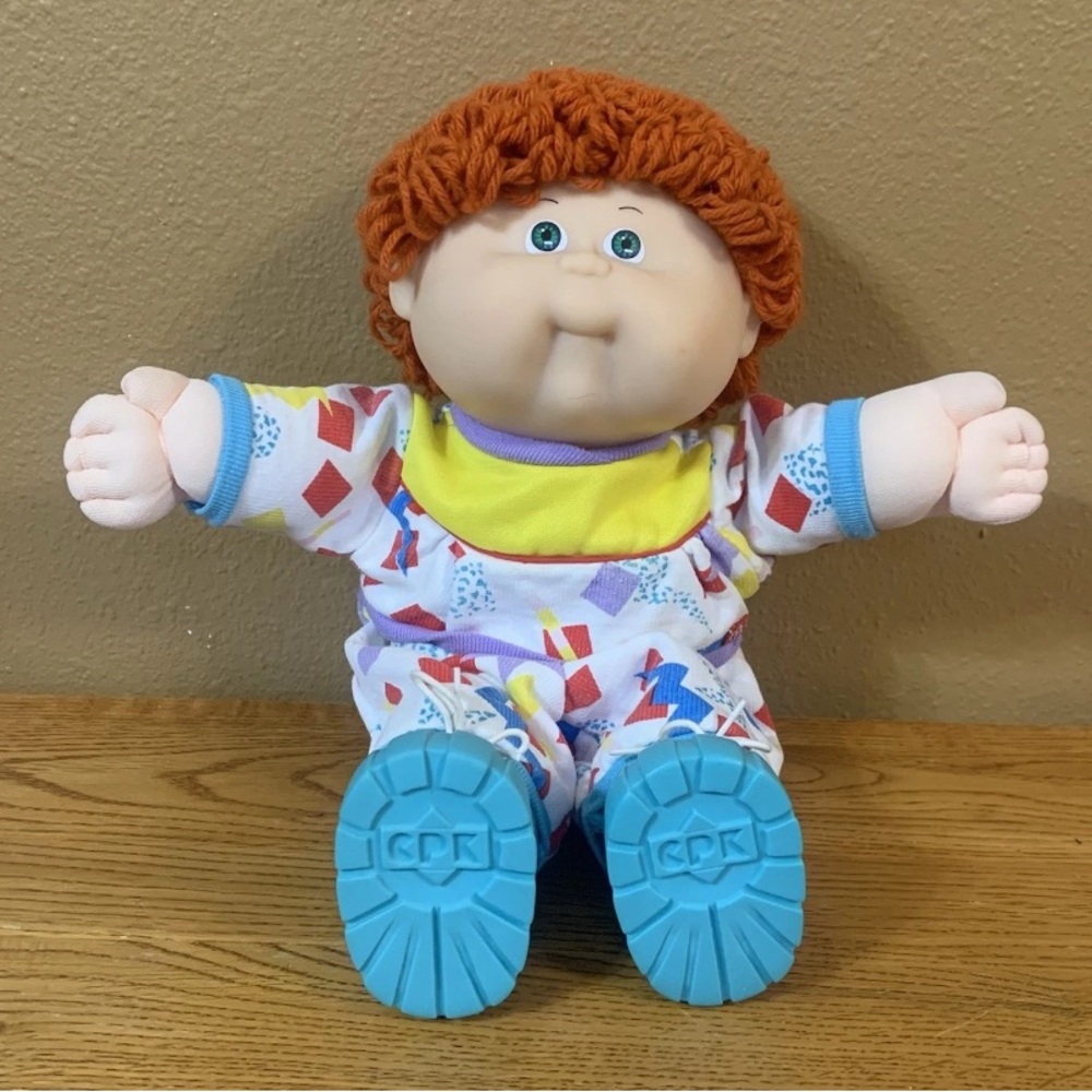 Vintage Cabbage Patch Kids Doll Toddler Boy With Red Hair HM20